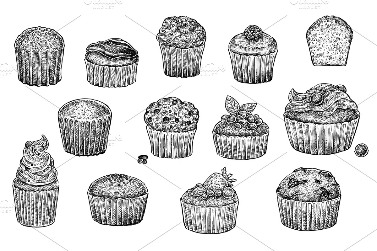 Muffins Collection, an Object Graphic by Eugenia Hauss Design (Photo 2 of 2)