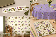 Summer Woodland Watercolor Clipart, a Seasonal Illustration by Hanna's ArtLab (Thumbnail 5 of 6)