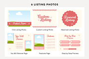 Pink Etsy Shop Branding Kit, a Branding & Logo Template by Anna Design Studio (Thumbnail 4 of 6)