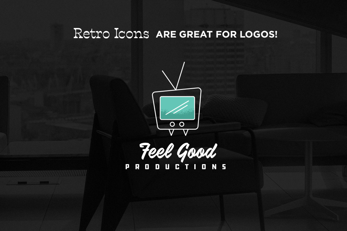 Retro Line Icons, an Outline Icon by The Goods (Photo 3 of 5)