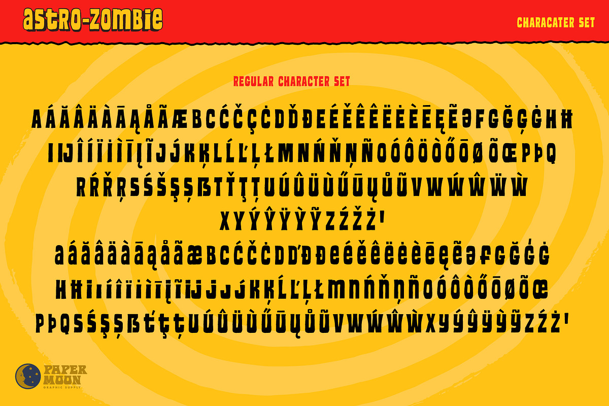 PM Astro-Zombie Design Collection, a Handwritten Font by Paper Moon Graphic Supply (Photo 4 of 13)
