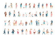Male and female vector characters, a Person Illustration by Vector_Art (Thumbnail 1 of 9)