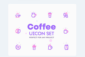 Coffee Shop Icons Set