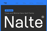 Nalte Sans Family | Intro 60% OFF, a Sans Serif Font by Lettertype Studio (Thumbnail 1 of 15)