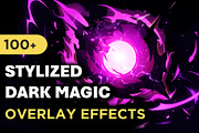 Stylized Dark Magic Overlay Effects, an Object Graphic by Mikel Blazgad (Thumbnail 1 of 9)