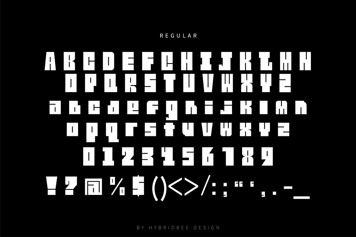 BLOCKTYPE – Bold Display Font, a Slab Serif Font by Hybridbee Design (Photo 3 of 10)