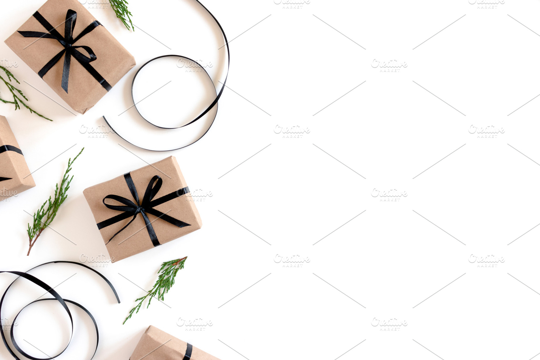 Christmas border frame featuring bow, stylish, and background, a Holiday Photo by rorygez fresh