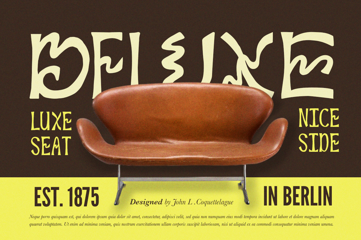 Merrich Whimsical Display Font, a Handwritten Font by Sloulyfe (Photo 3 of 10)