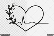 Heartbeat SVG PNG Design Bundle, an Illustration by Actual Pixel (Thumbnail 2 of 12)