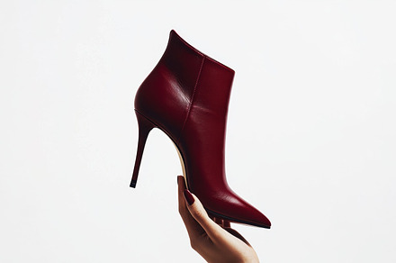 Pointed toe heeled boot, a Photo by Beautiful things