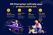 Startup Business 3D Character Pack, a Characters & Person 3D Model by orenjidesign (Thumbnail 2 of 8)