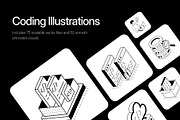 125 Coding Illustrations Bundle, a Technology Illustration by Vectors Market (Thumbnail 1 of 13)