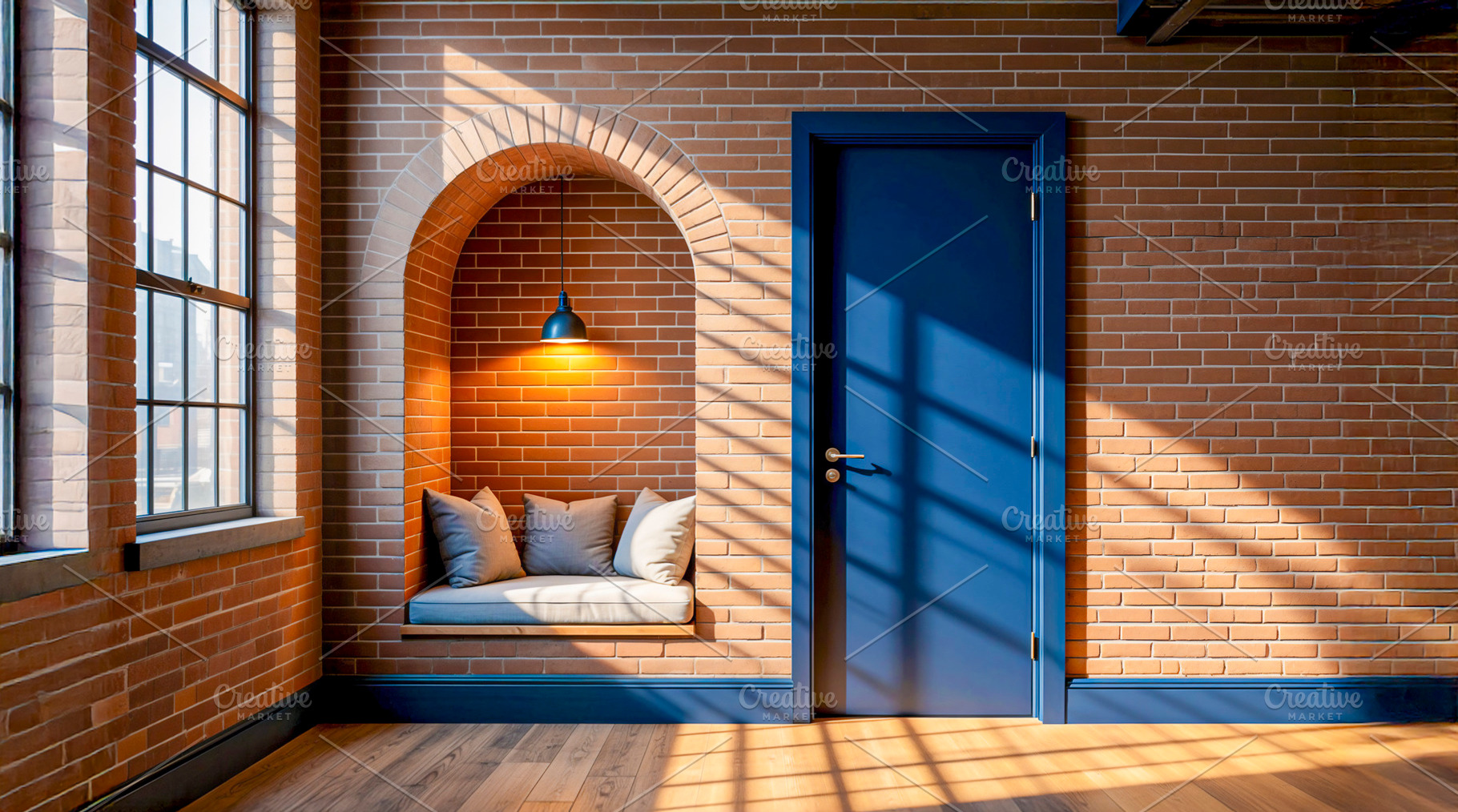 Modern industrial loft interior, an Architecture Photo by rarrarorro