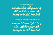 Villagos - Brush script font, a Script Font by Fontcastle (Thumbnail 2 of 5)