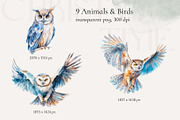 Watercolor Winter Collection, an Object Illustration by bloomscape (Thumbnail 5 of 10)
