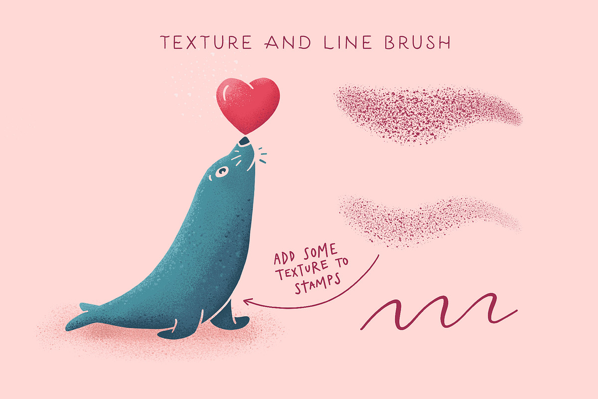 Valentine's Day Procreate Brushes, a Brush Add-On by Pencil Twist (Photo 7 of 10)