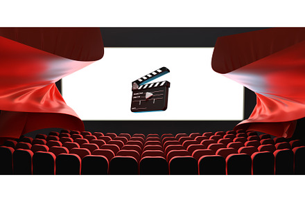 3D Movie theater, cinema hall with, a Scene 3D Model by Marozhkastudio
