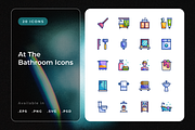 At The Bathroom Icons, a Duotone Icon by Wencory (Thumbnail 1 of 2)