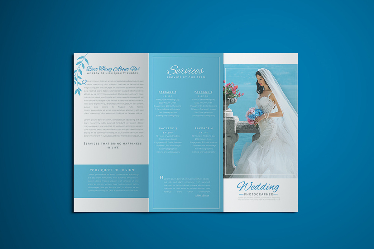 Photography Business Trifold, a Brochure Template by Design with Qurat (Photo 6 of 9)