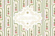 Vintage Floral Pattern 2 Shabby Chic, a Pattern Graphic by Euonia Meraki (Thumbnail 1 of 19)