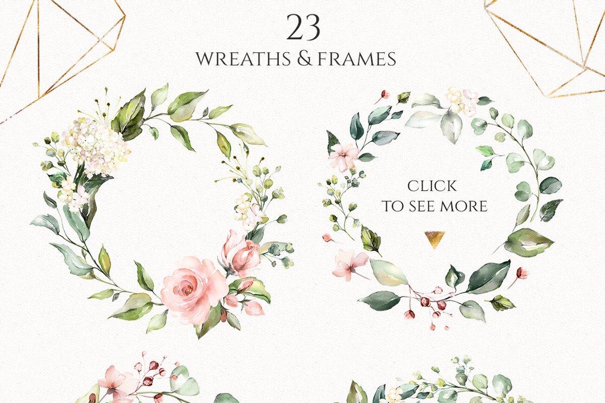 Sunny watercolor floral collection, a Decorative Illustration by Lisima (Photo 11 of 14)
