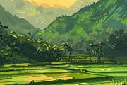 Golden Rice Field at Sunset, a Photo by LOGOCREATIVE (Thumbnail 13 of 29)