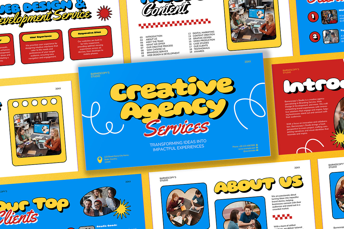 Creative Agency Presentation, a Presentation Template by Aiyari Graphic (Photo 1 of 5)