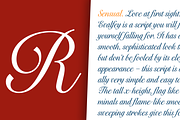 Evalfey, a Script Font by insigne (Thumbnail 2 of 5)