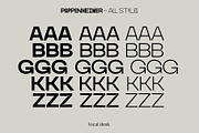 Pappenheimer – A Fresh Sans, a Sans Serif Font by Local Desk Designstudio (Thumbnail 13 of 20)