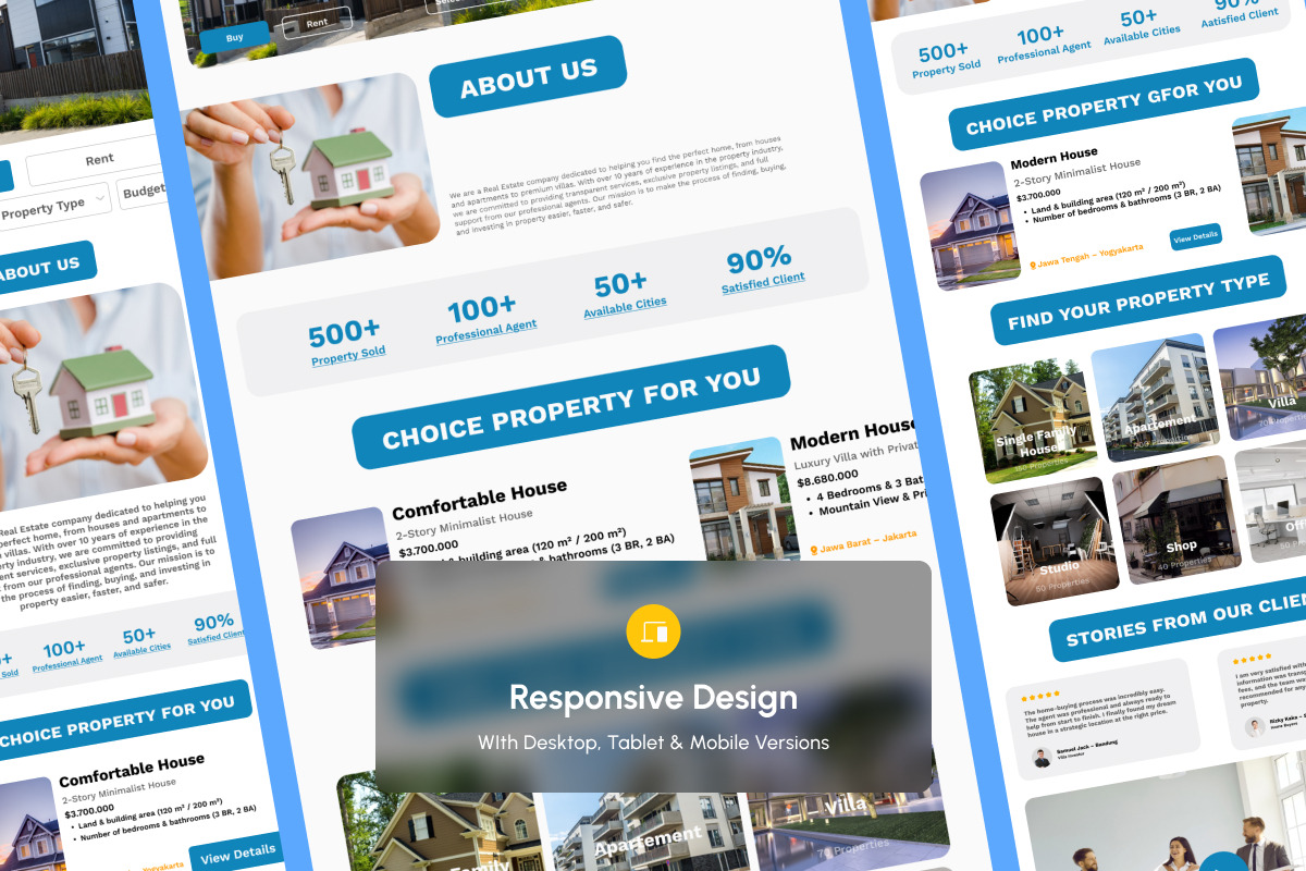 StayHo - Real Estate Landing Page preview 3