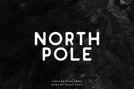 North Pole Font + Extras