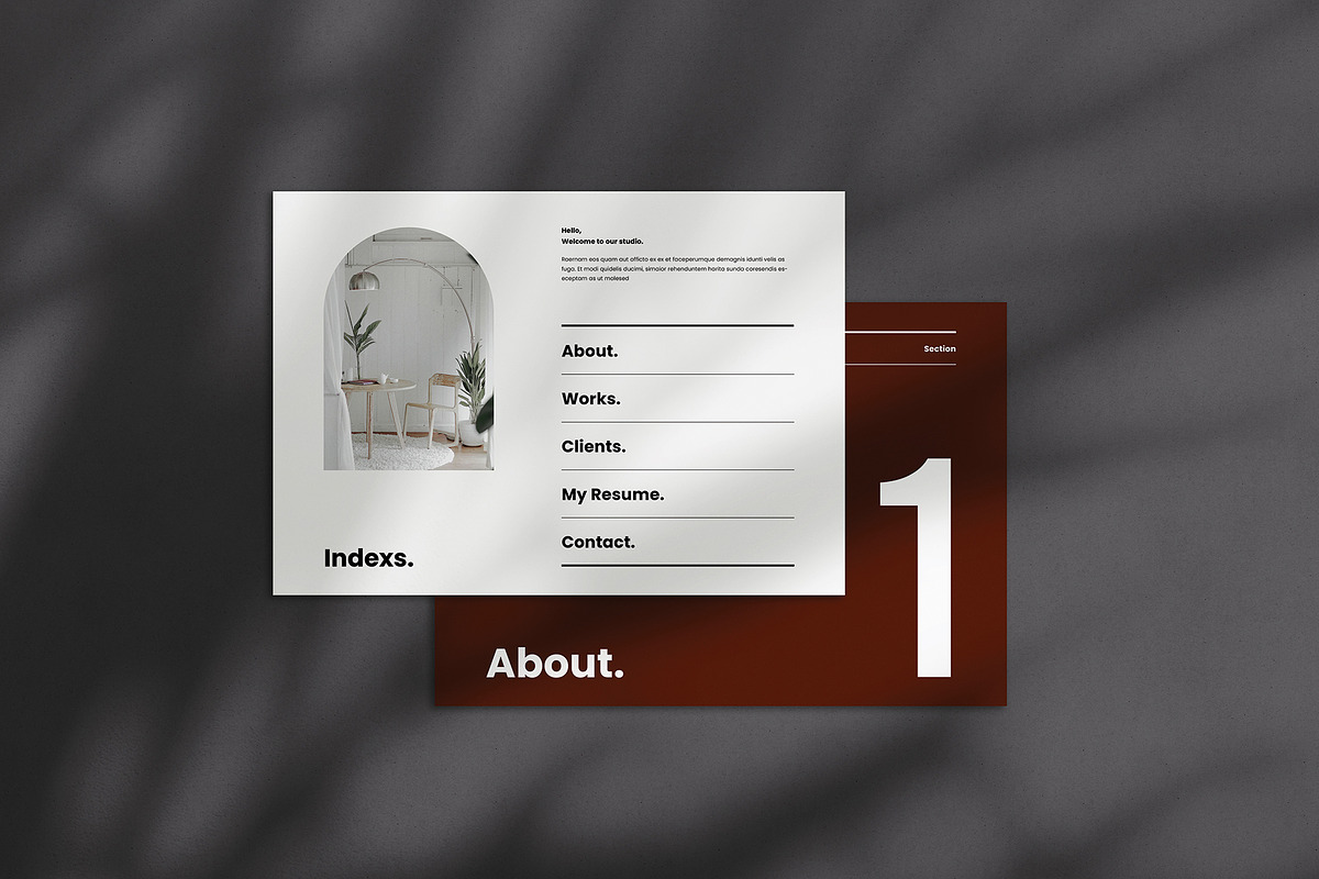 Design Portfolio and Resume, a Brochure Template by Occy Design (Photo 2 of 8)