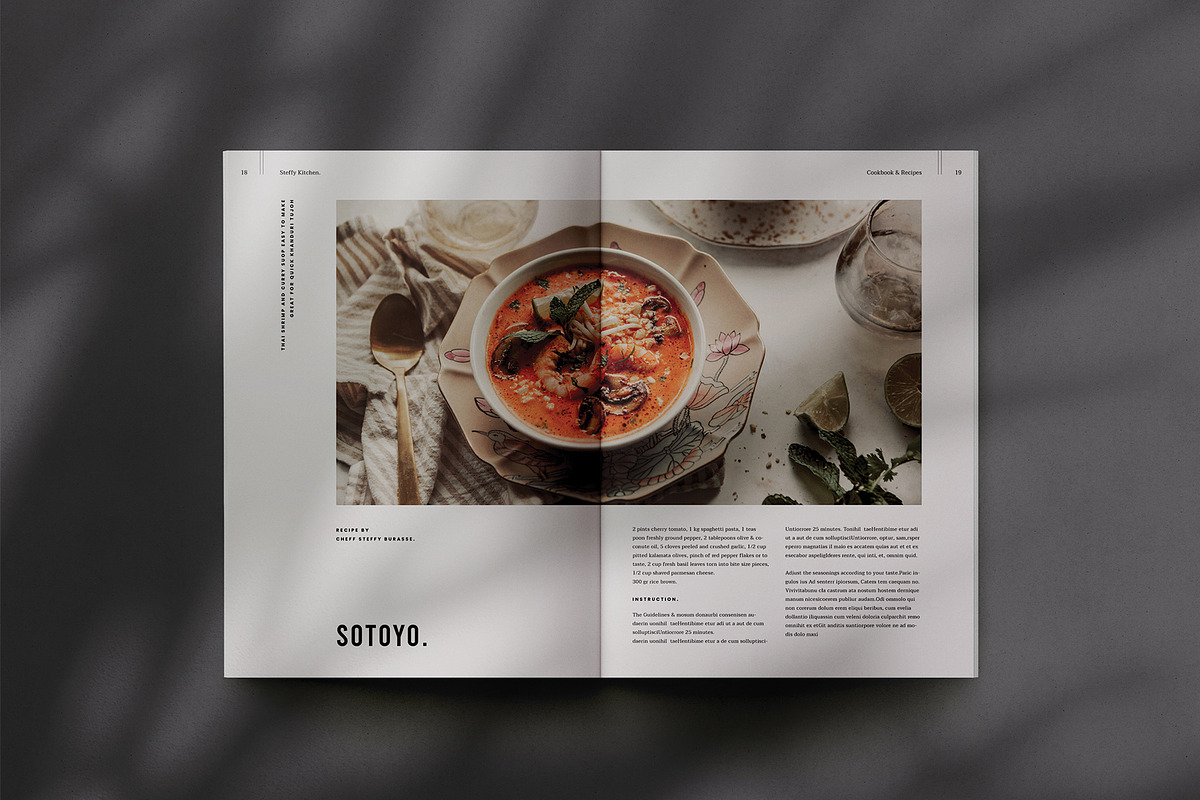 Cookbook / Recipe Book, a Brochure Template by Symie Design (Photo 7 of 9)