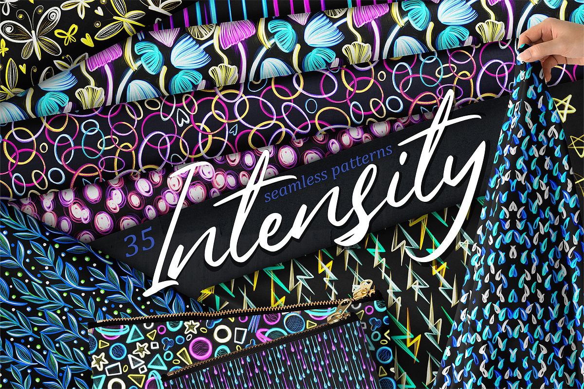 Intensity Pattern Collection, a Pattern Graphic by MarynArts (Photo 1 of 12)