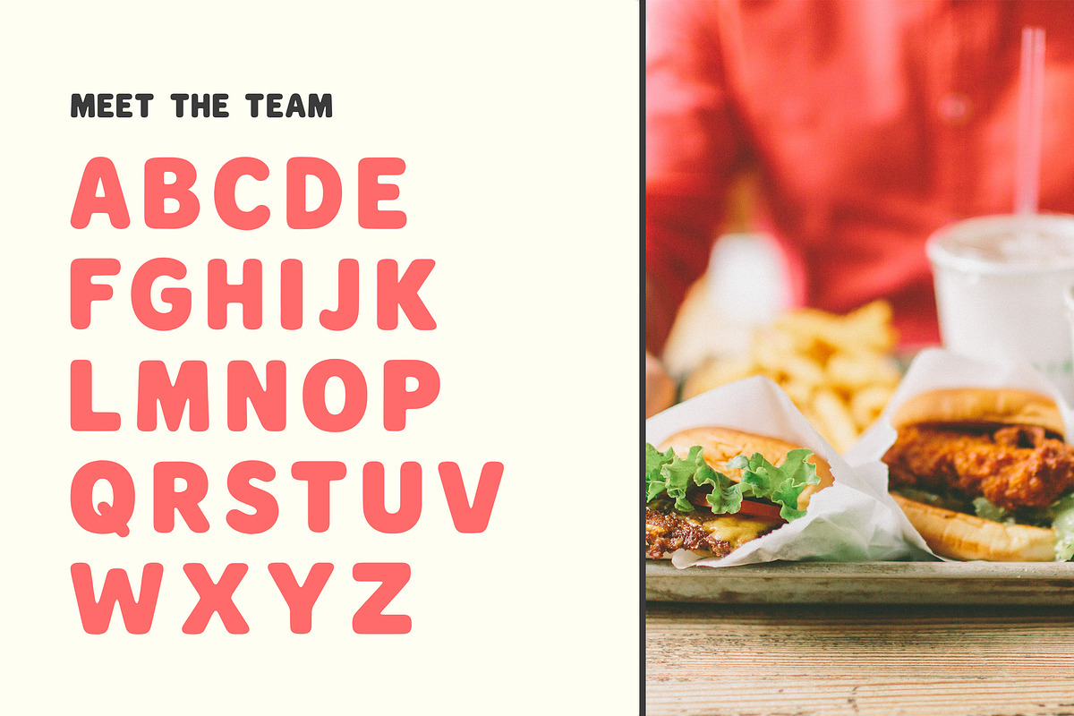 Fast Food Fan Club Font, a Sans Serif Font by Salt & Pepper Designs (Photo 6 of 9)
