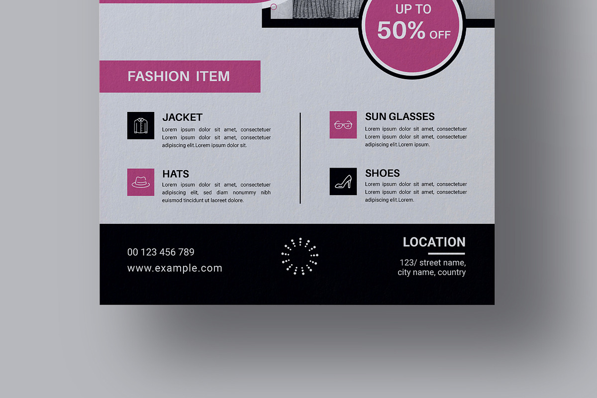 Fashion Sale Flyer, a Flyer Template by MightyDesign (Photo 3 of 8)