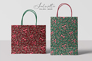 Christmas Mistletoe Seamless Pattern, a Pattern Graphic by SirenaArt (Thumbnail 14 of 16)