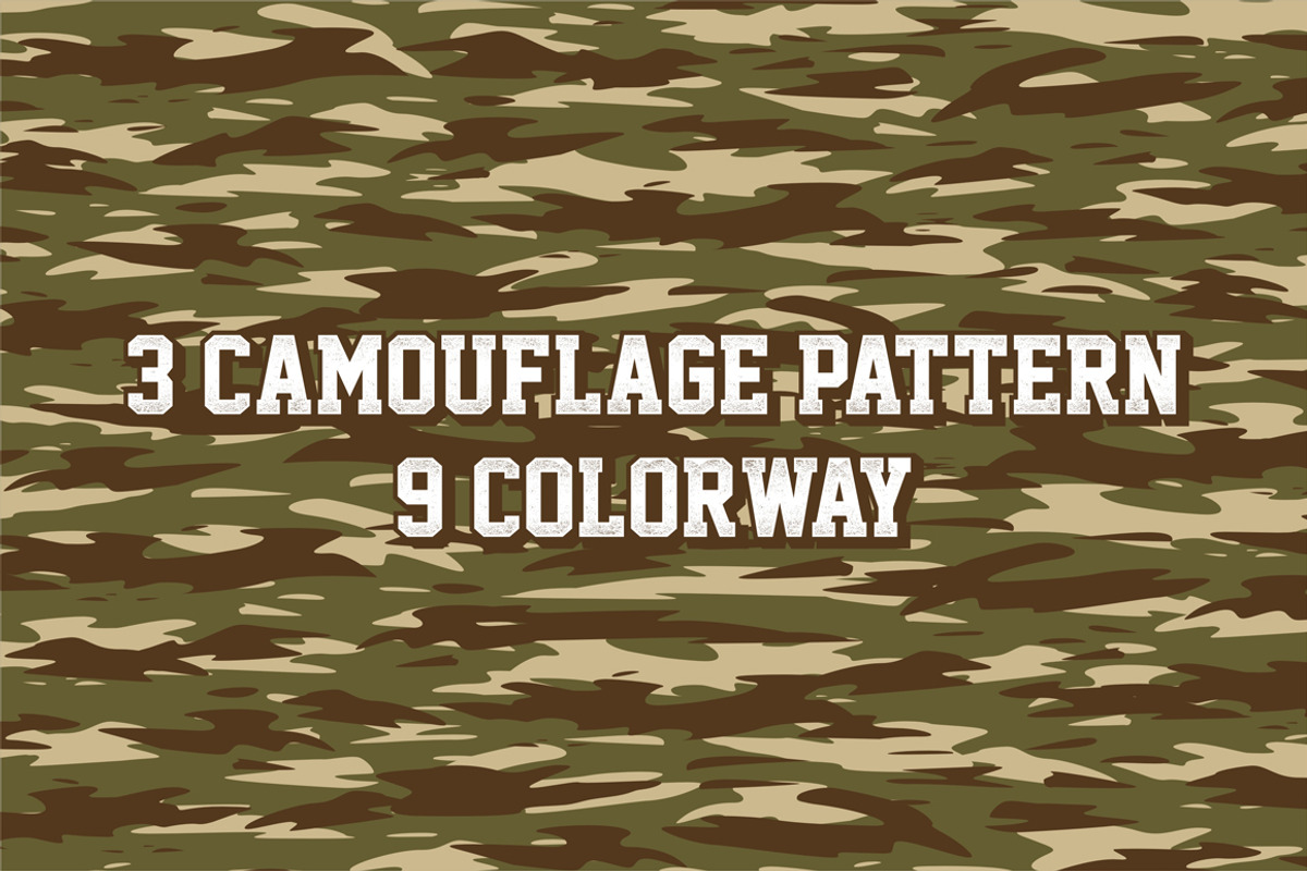Camouflage Pattern, a Pattern Graphic by Dega Syukurilah (Photo 1 of 2)