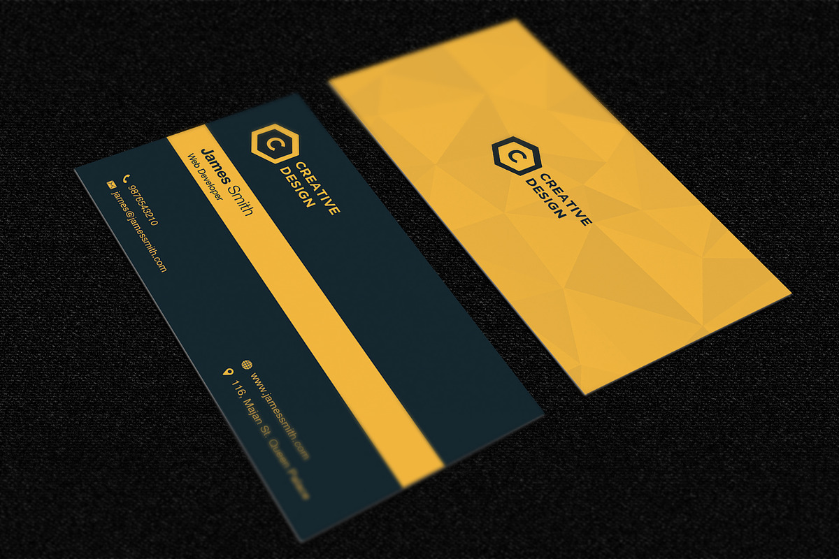 Hexa - Corporate Business Card, a Business Card Template by PSD Storm (Photo 1 of 10)