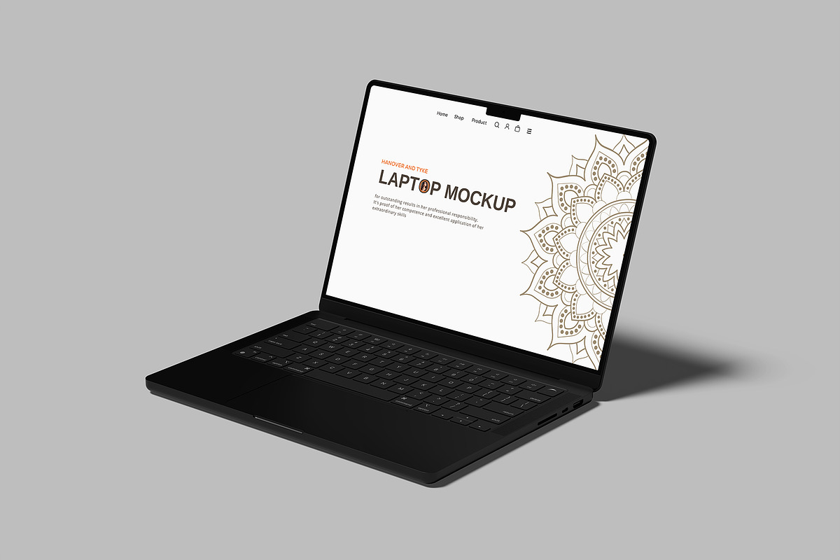 Laptop Mockup, a Device Mockup by Bangdastudio (Photo 5 of 5)