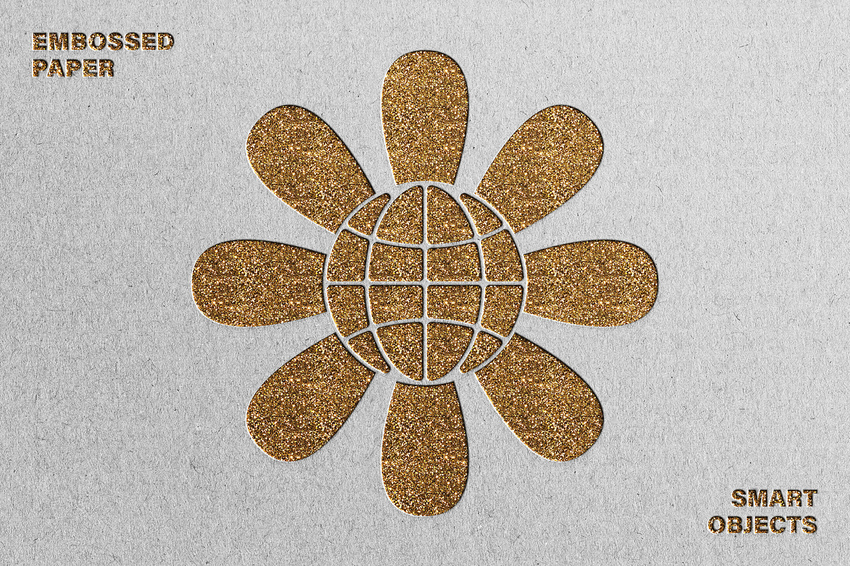 Gold Embossed Text & Logo Effect, a Layer Style Add-On by Design Squad (Photo 1 of 5)