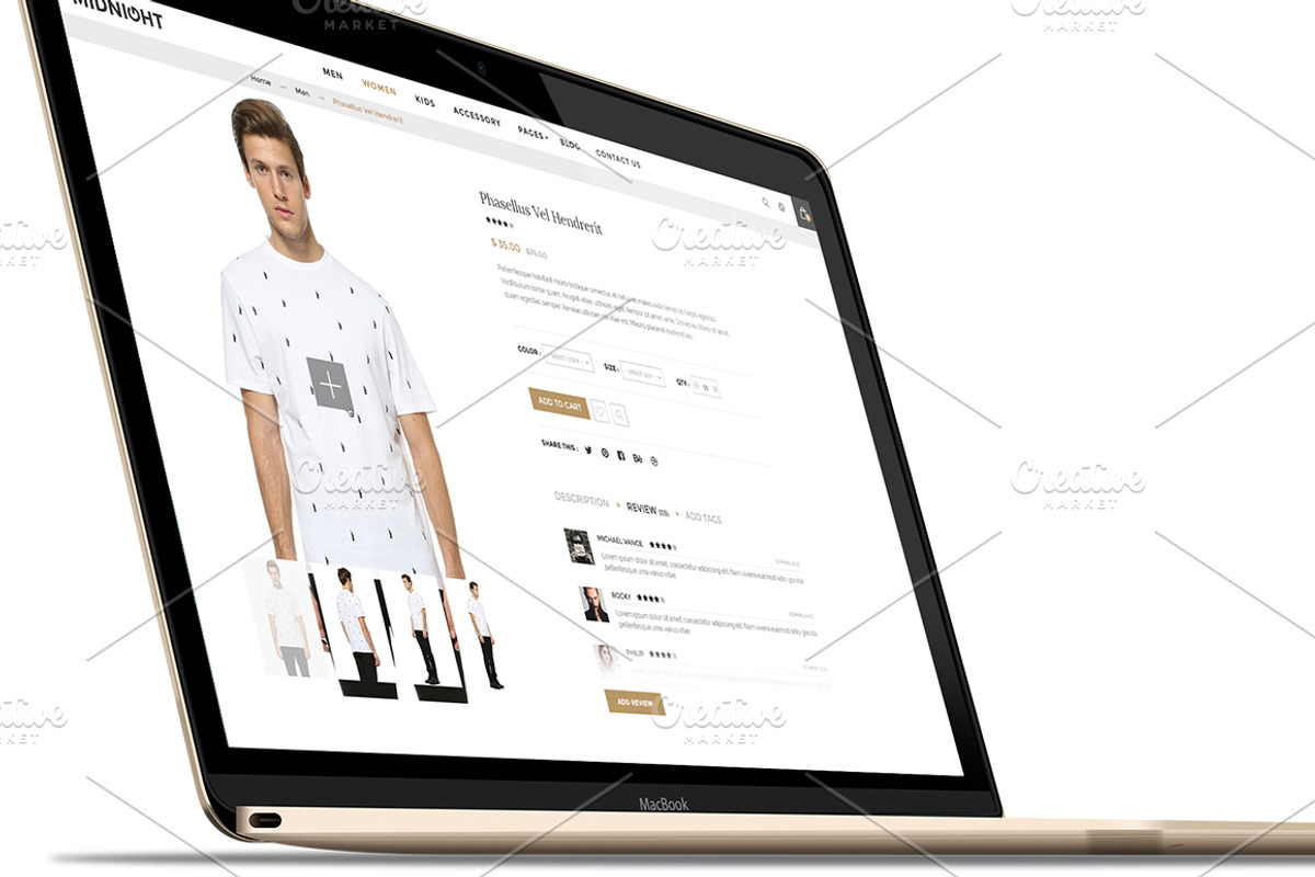 MidNight - Fashion eCommerce PSD, a Websites & App Template by EngoCreative.com (Photo 3 of 5)