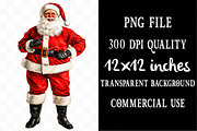 Classic 1950s Santa Claus Clipart, an Illustration by Designking (Thumbnail 4 of 5)