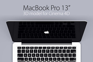 MacBook Pro 13 retina 3D model, an Object 3D Model by Jérémy Paul
