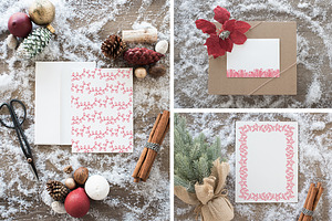 Monoline Christmas Graphic Set