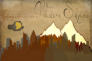 Handsketched Cityscape Clipart Set 4, an Illustration by Lone Star I&D (Thumbnail 2 of 4)