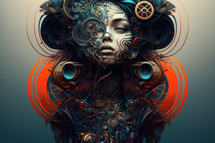 Unique And Captivating Woman Design