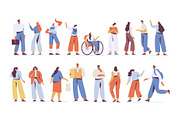 Vector People 200+ Bundle, a Person Illustration by Vector_Art (Thumbnail 3 of 28)