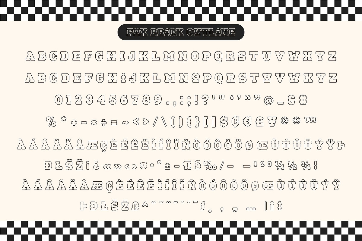 Fox Brick 4 Font Styles, a Slab Serif Font by Fox7 By Rattana (Photo 11 of 13)