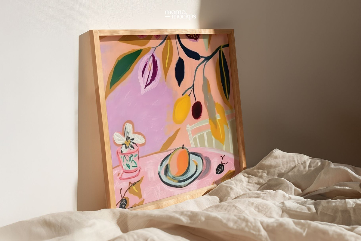 Square Frame Mockup PSD | Wood Frame, a Household Mockup by momomockps (Photo 5 of 11)